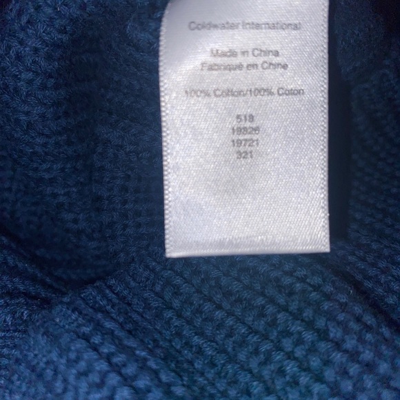 Coldwater Creek Cable mock neck button up Cardigan Size M - Picture 4 of 5